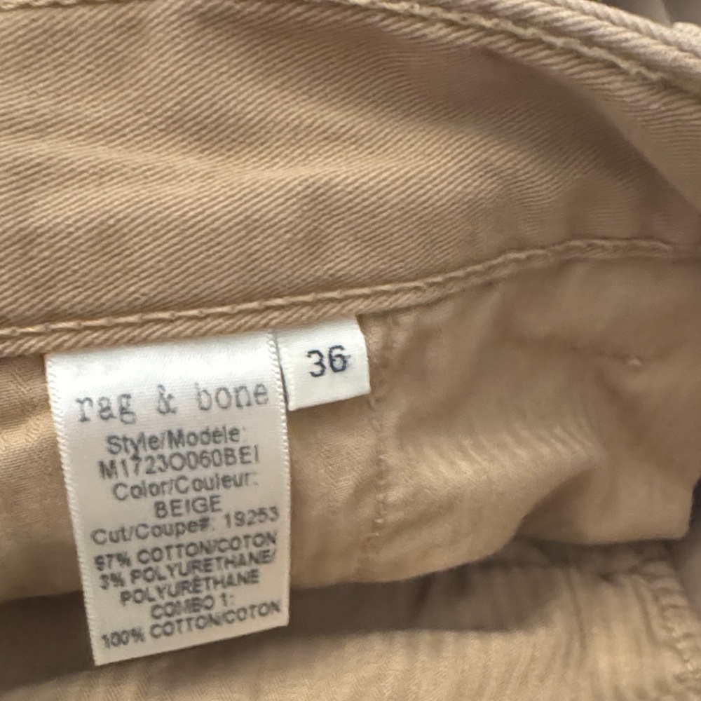 Rag and bone Men's Tan Pants - Picture 5 of 7